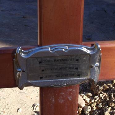 BADENHORST Daniel 1950-2011