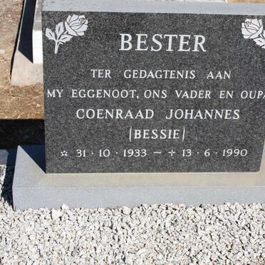 BESTER Coenraad Johannes 1933-1990