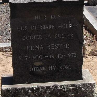 BESTER Edna 1930-1973