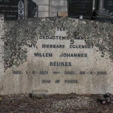 BEUKES Willem Johannes 1901-1960