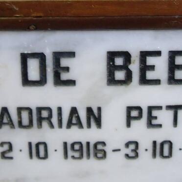BEER Adrian Petrus, de 1916-1988