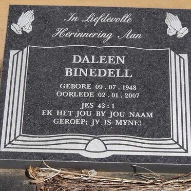 BINEDELL Daleen 1948-2007