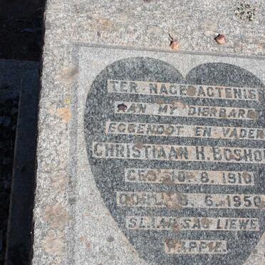 BOSHOFF Christiaan H. 1910-1950
