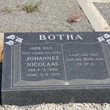 BOTHA Johannes Nicolaas 1880-1973