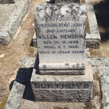 BONTHUYS Willem Hendrik 1946-1956