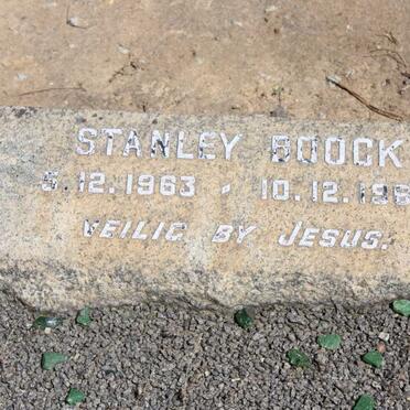 BOOCK Stanley 1963-1963