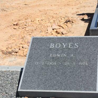BOYES Edwin A. 1908-1979