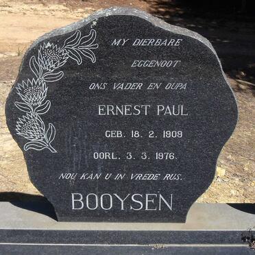 BOOYSEN Ernest Paul 1909-1976