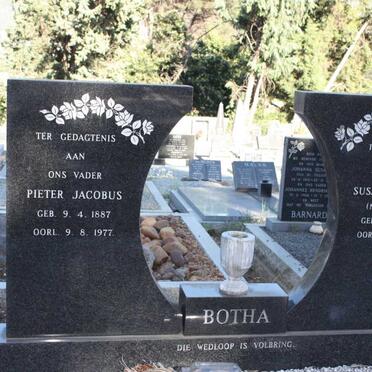 BOTHA Pieter Jacobus 1887-1977 &amp; Susanna Sophia MOUTON 1897-1977