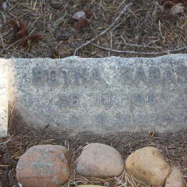 BOTHA Babas 1967-1968