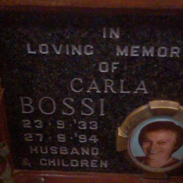 BOSSI Carla 1933-1994