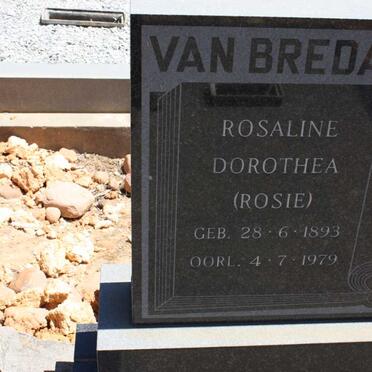 BREDA Rosalina Dorothea, van 1893-1979