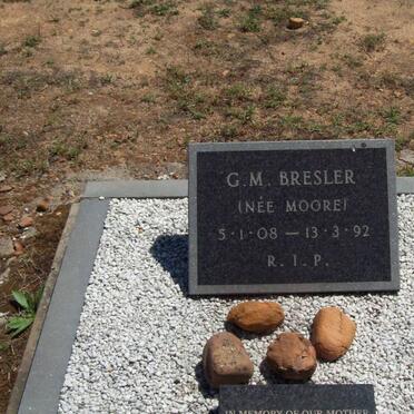 BRESLER G.M. nee MOORE 1908-1992