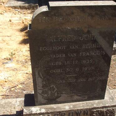 BROWN Alfred John 1935-1970