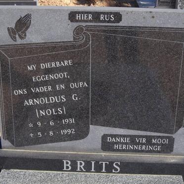 BRITS Arnoldus G. 1931-1992