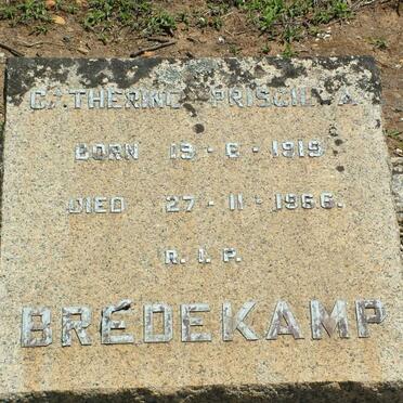 BREDEKAMP Catherine Priscilla 1919-1966
