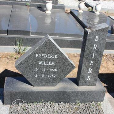BRIERS Frederik Willem 1926-1982