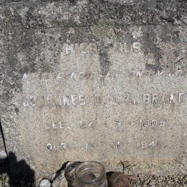 BRAND Johannes D.J.A. 1905-1940