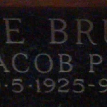 BRUYN Jacob Philip, de 1925-1995