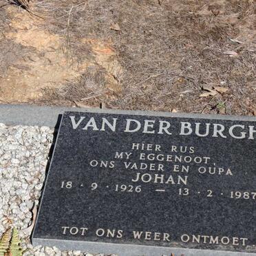 BURGH Johan, van der 1926-1987