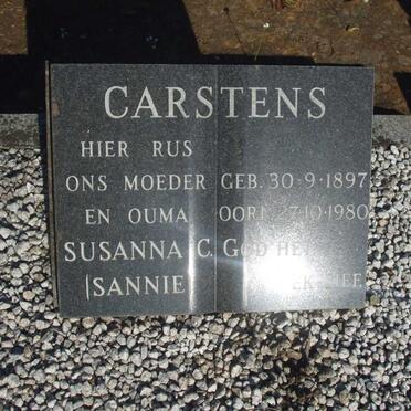 CARSTENS Susanna C. 1897-1980