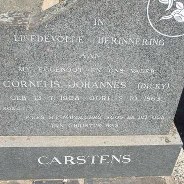 CARSTENS Cornelis Johannes 1908-1963