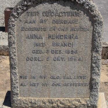 CASALEGGIO Anna Hendrika nee BRAND 1896-1954