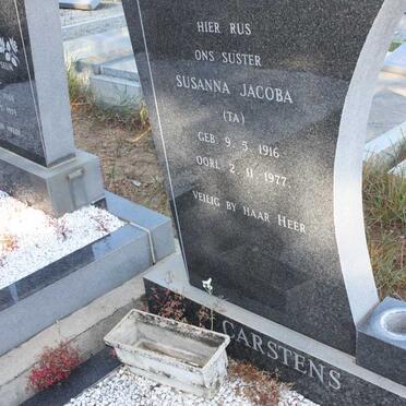 CARSTENS Susanna Jacoba 1916-1977