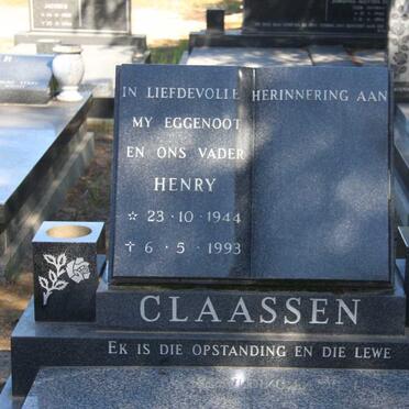 CLAASSEN Henry 1944-1993