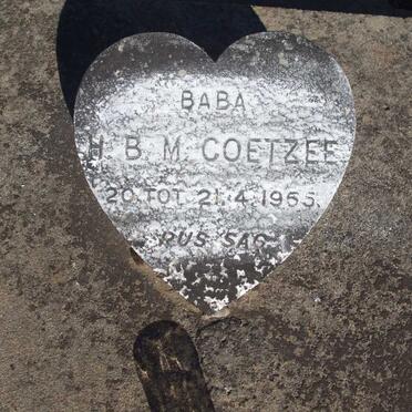 COETZEE H.B.M. 1955-1955