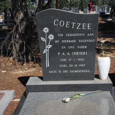 COETZEE P.A.A. 1930-1987