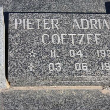 COETZEE Pieter Adriaan 1932-1995