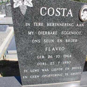 COSTA Flavio 1964-1990 :: COSTA Valerio Olga 1926-1996 