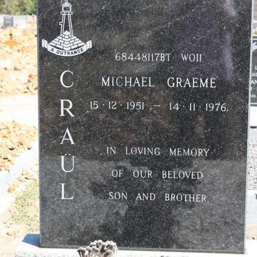 CRAUL Michael Graeme 1951-1976 