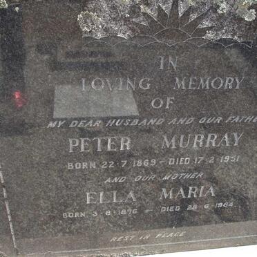CROSS Peter Murray 1869-1951 &amp; Ella Maria 1876-1964 