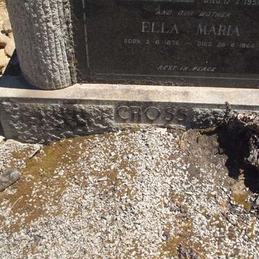 CROSS Peter Murray 1869-1951 &amp; Ella Maria 1876-1964