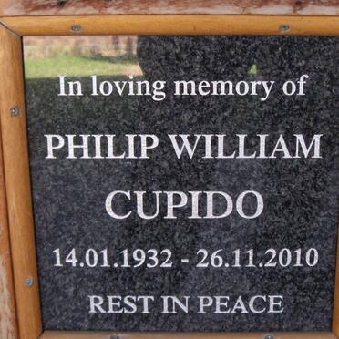 CUPIDO Philip William 1932-2010