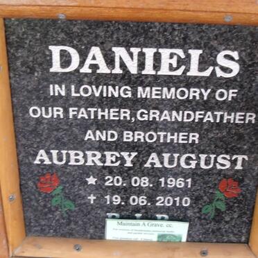 DANIELS Aubrey August 1961-2010