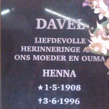 DAVEL Henna 1908-1996