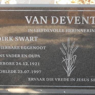 DEVENTER Dirk Swart, van 1921-1997