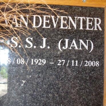 DEVENTER S.S.J, van 1929-2008