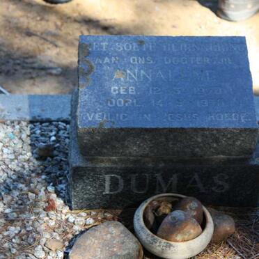 DUMAS Annalene 1973-1973