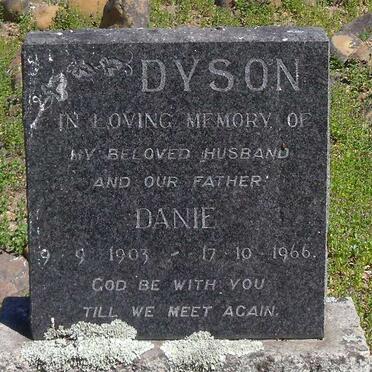DYSON Danie 1903-1966