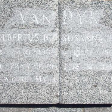DYK Albertus B.J., van 1901-1979 &amp; Susanna J.J. 1905-1993
