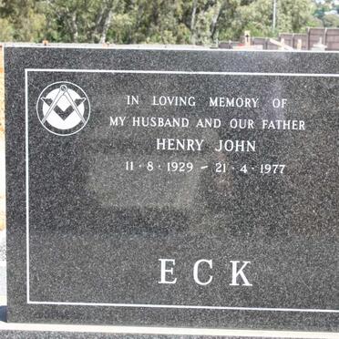 ECK Henry John 1929-1977