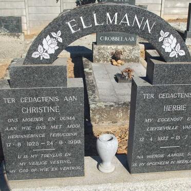 ELLMANN Herbie 1922-1961 &amp; Christine 1925-1999
