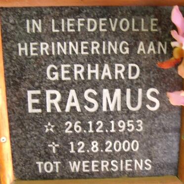 ERASMUS Gerhard 1953-2000