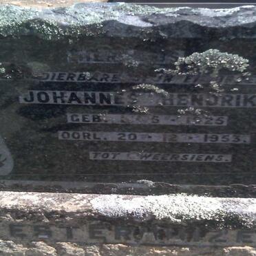 ESTERHUIZEN Johannes Hendrik 1925-1953