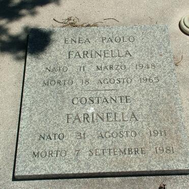 FARINELLA Constante 1911-1981 :: FARINELLA Enea Paolo 1948-1965