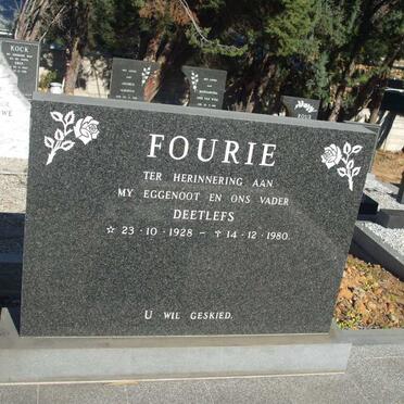 FOURIE Deetlefs 1928-1980 :: FOURIE Andre 1954-1980